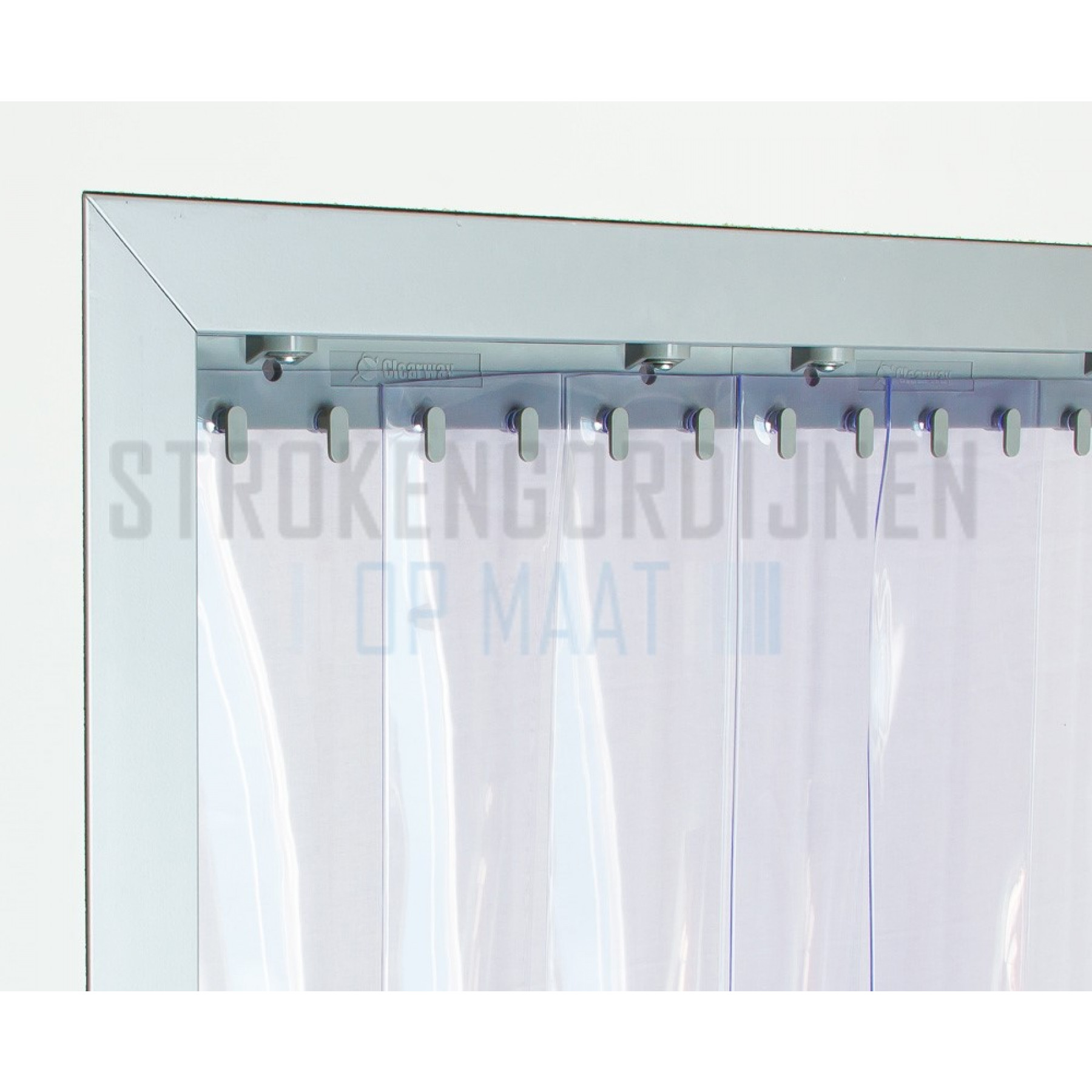 PVC Rolle, 200mm breit, 2mm dick, 50 Meter lang, Super Tiefkühlraum Qualität, transparent