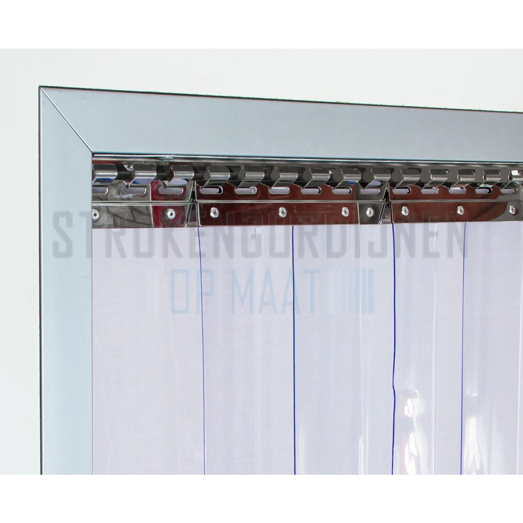 PVC Rolle, 200mm breit, 2mm dick, 50 Meter lang, Super Tiefkühlraum Qualität, transparent
