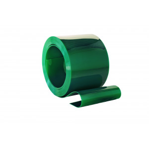 PVC Rolle, 300mm breit, 2mm dick, 50 Meter lang, Schweißqualtität, Farbe Grün, transparent